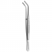TWEEZER FOR SUTURE CURVED