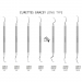 218500 - SET CURETTES GRACEY LONG TYPE